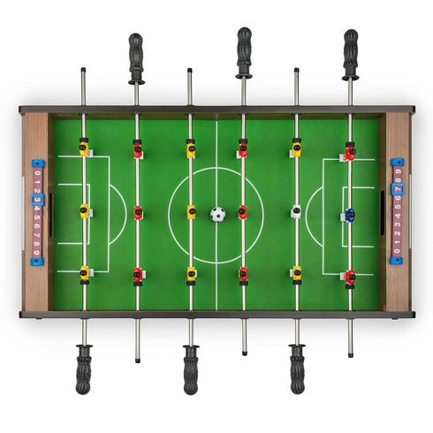 27" Table Football Game - Dark Brown